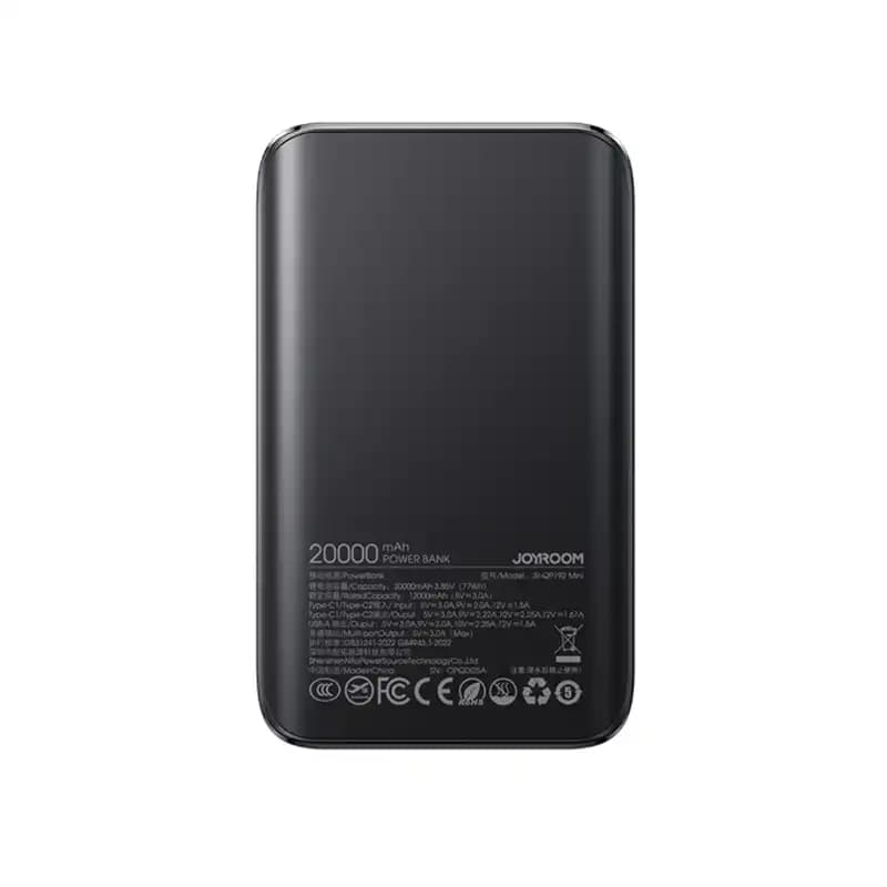 پاوربانک 20000 جویروم Joyroom JR-QP192 Mini توان 22.5 وات — تصویر ۳