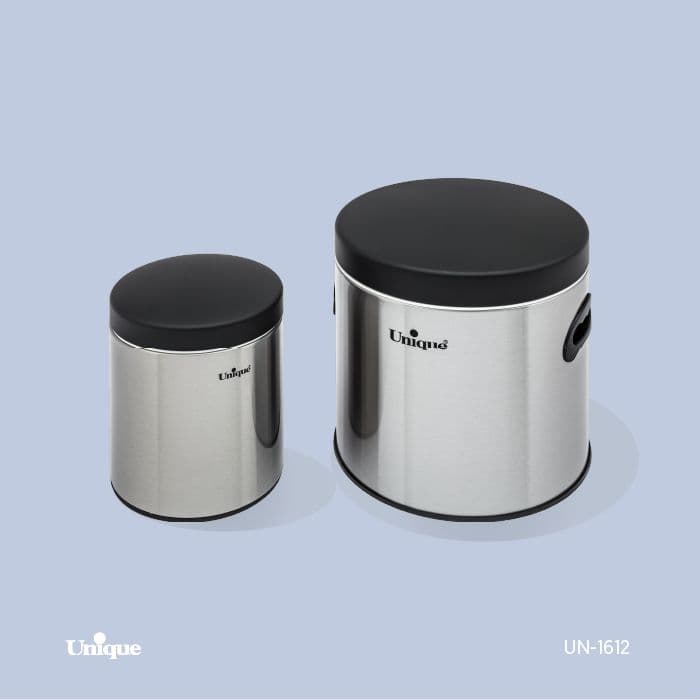 سطل قند و شکر استیل یونیک*کد1612 — تصویر ۲