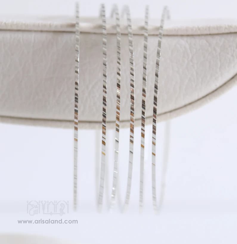النگو طلاروس سفید پک 6 عددی — تصویر ۲