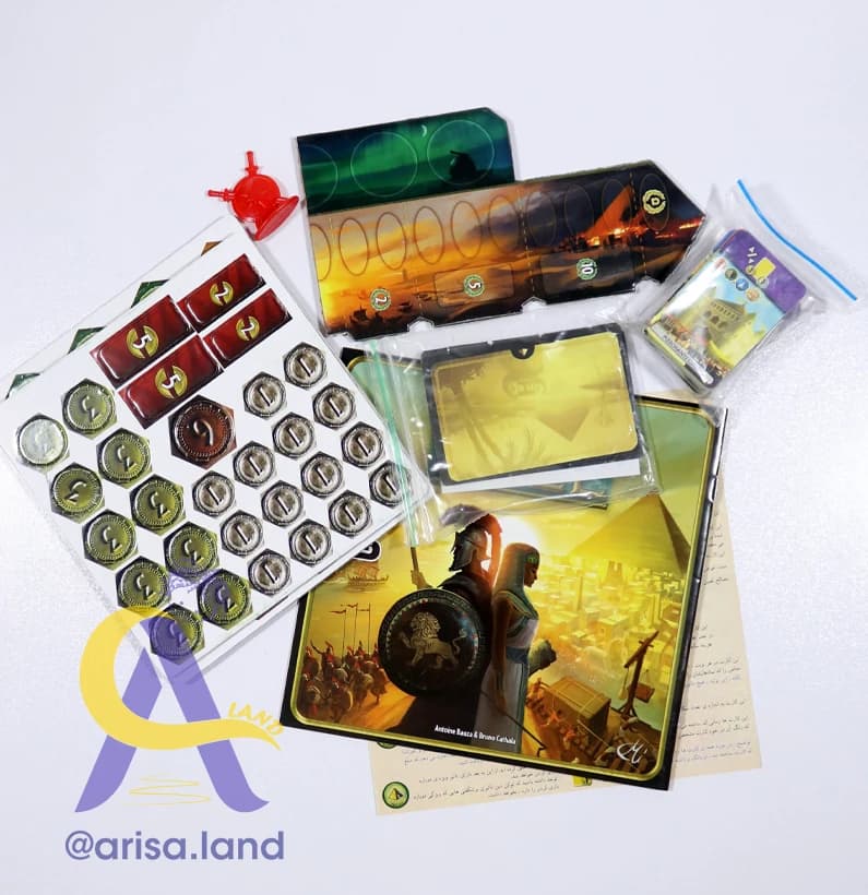 بازی فکری سون واندرز دوئل (7 Wonders Duel) — تصویر ۲