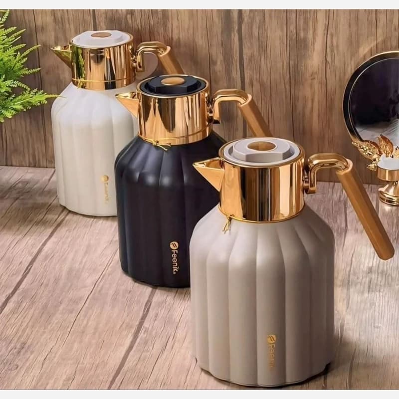 فلاسک اکرولیک دسته چوبی فینیک وارداتی