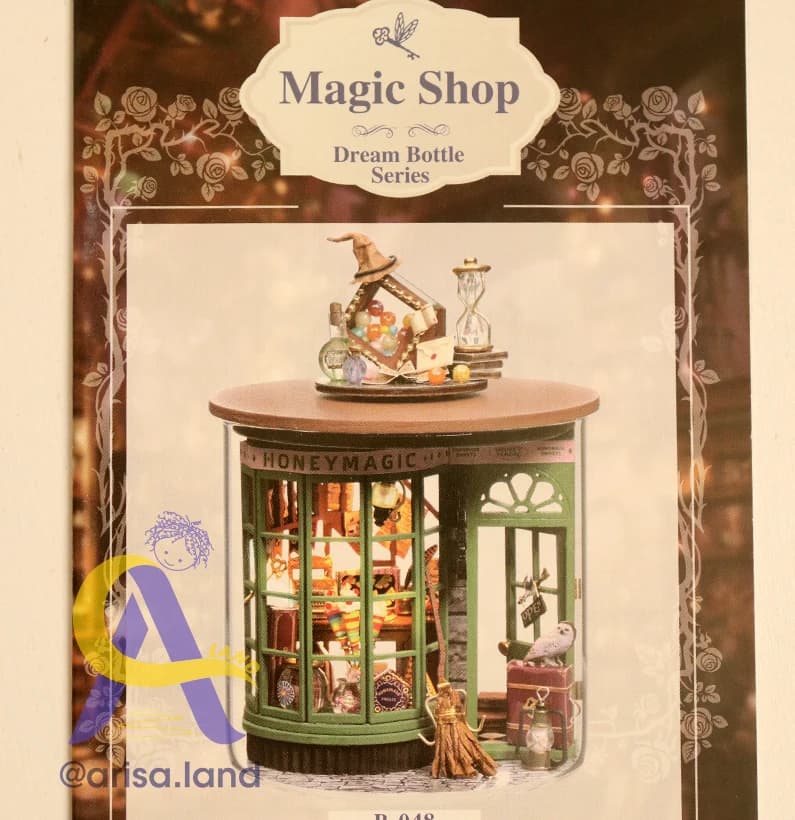 کیت ساخت خانه مینیاتوری Magic Shop برند Cute Room با حباب شیشه‌ای — تصویر ۲