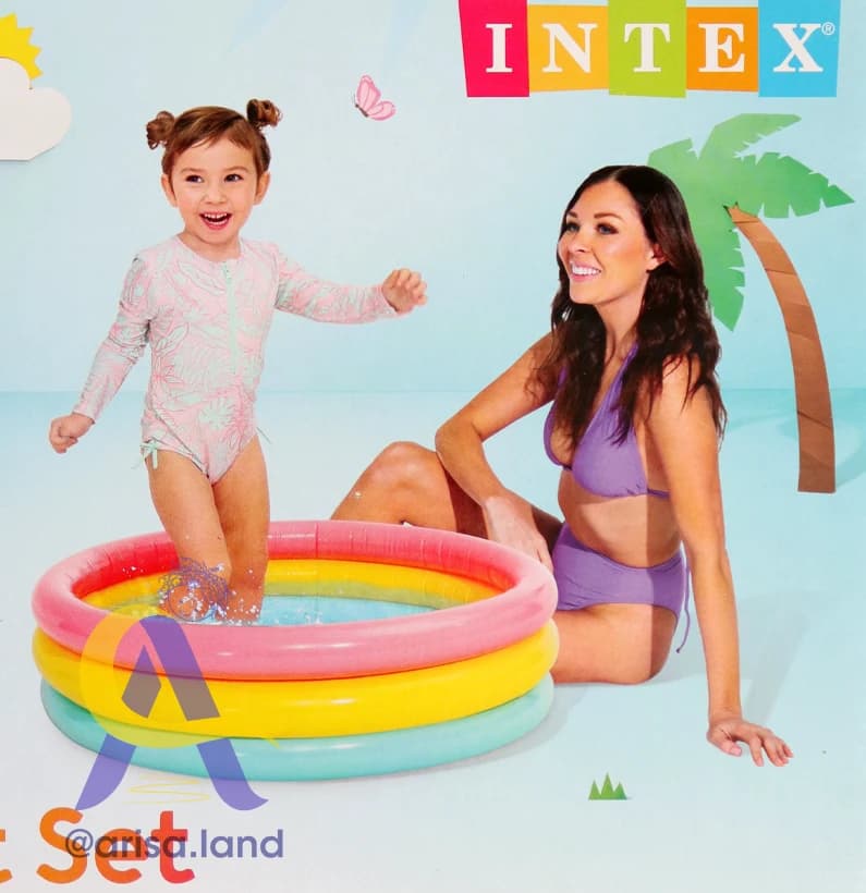 استخر بادی-86 در 25 سانتیمتر- 58924 اینتکس INTEX — تصویر ۲