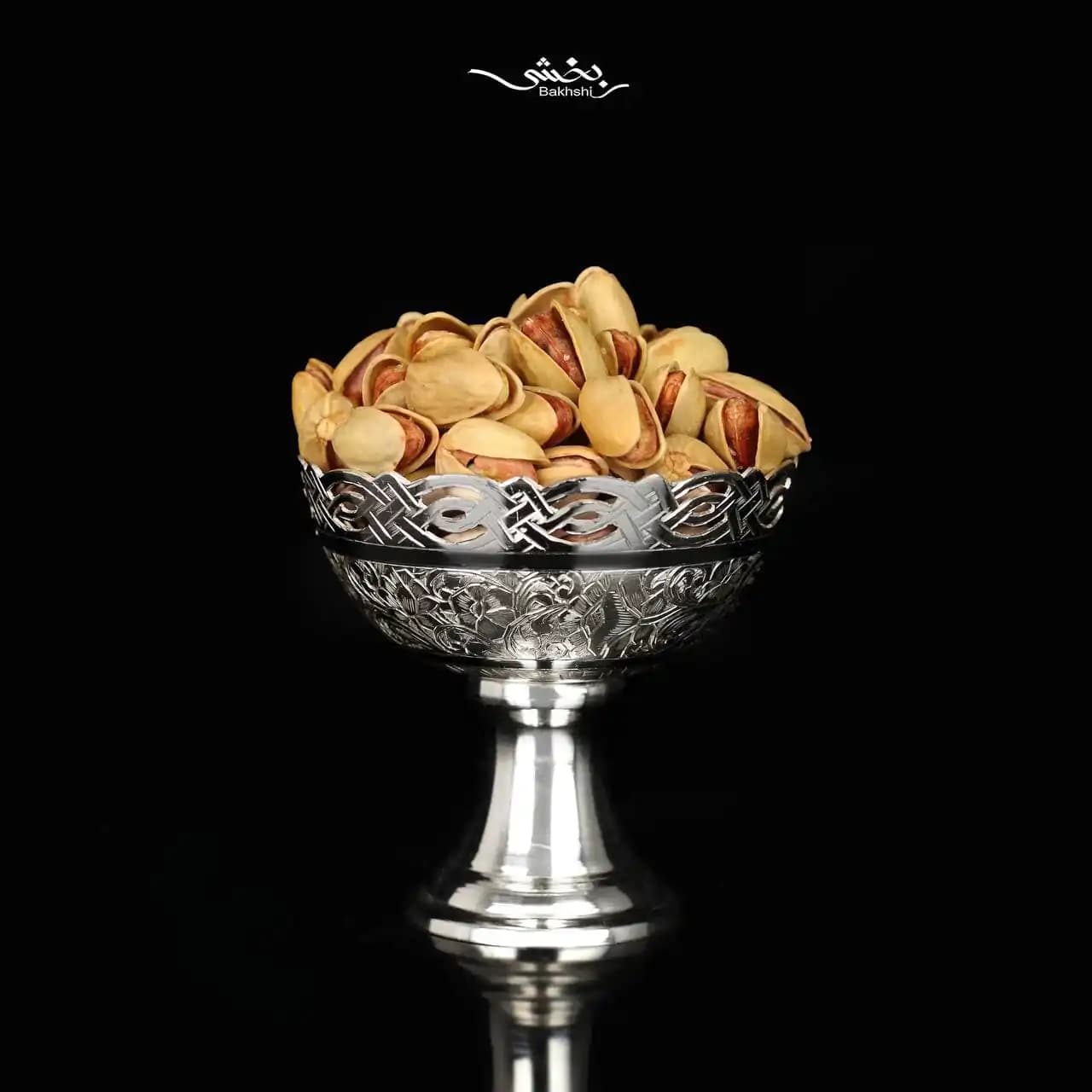 کاسه شش عددی پایه بلند قلم تبریز — تصویر ۴