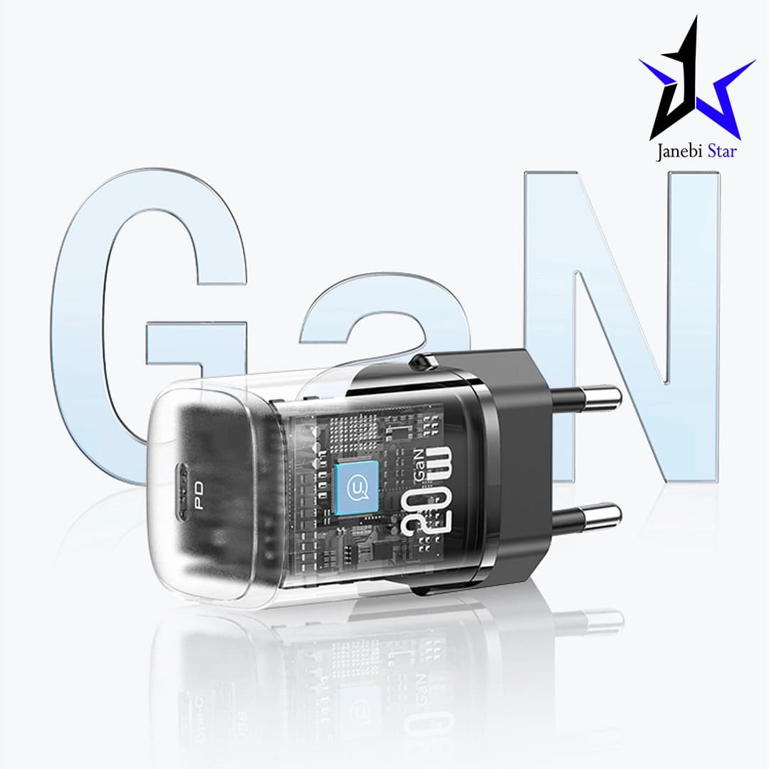 شارژر دیواری 20 وات Usams CC248 GaN — تصویر ۵