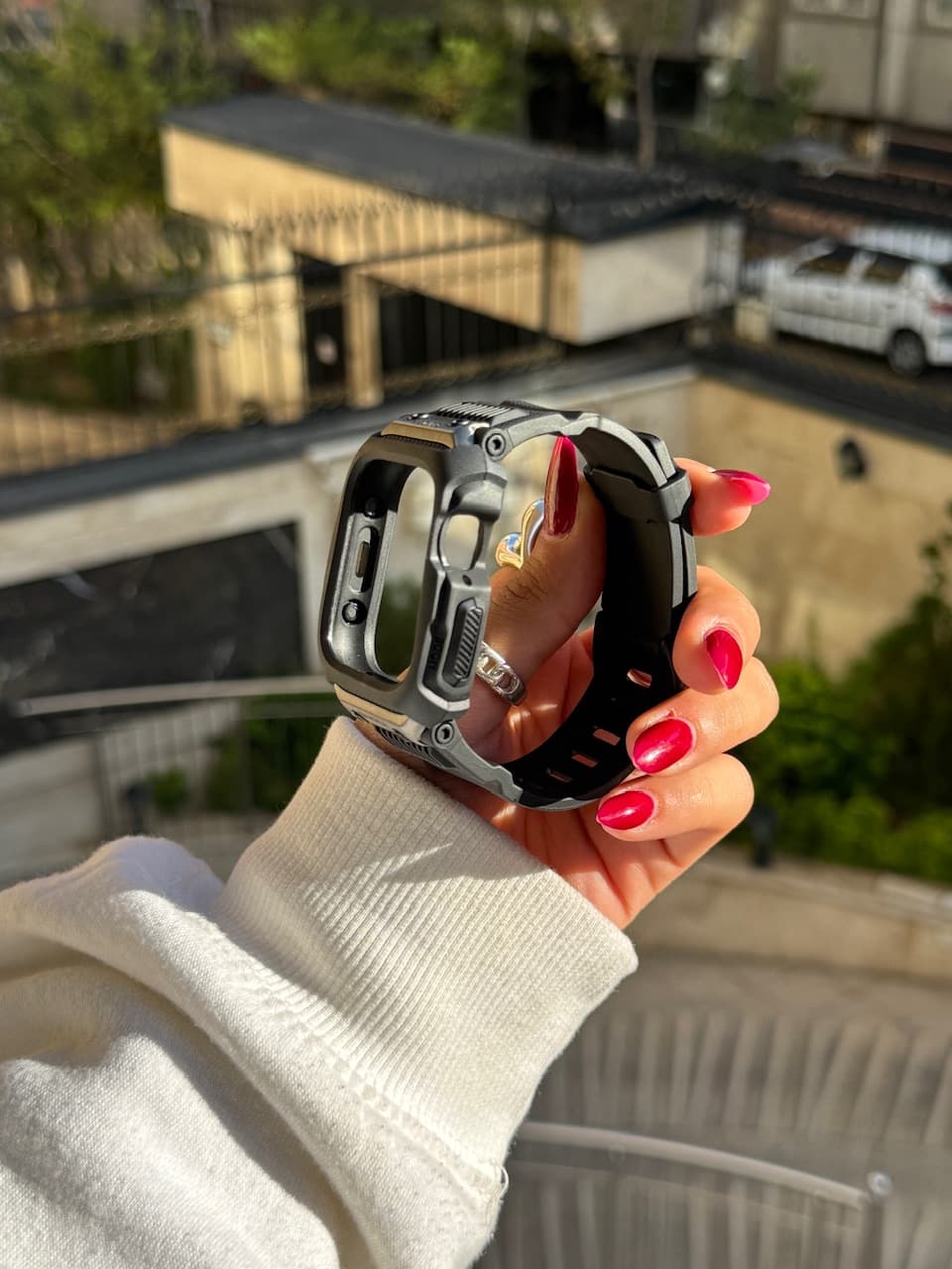 بند و گارد اپل واچ طرح G-SHOCK — تصویر ۵