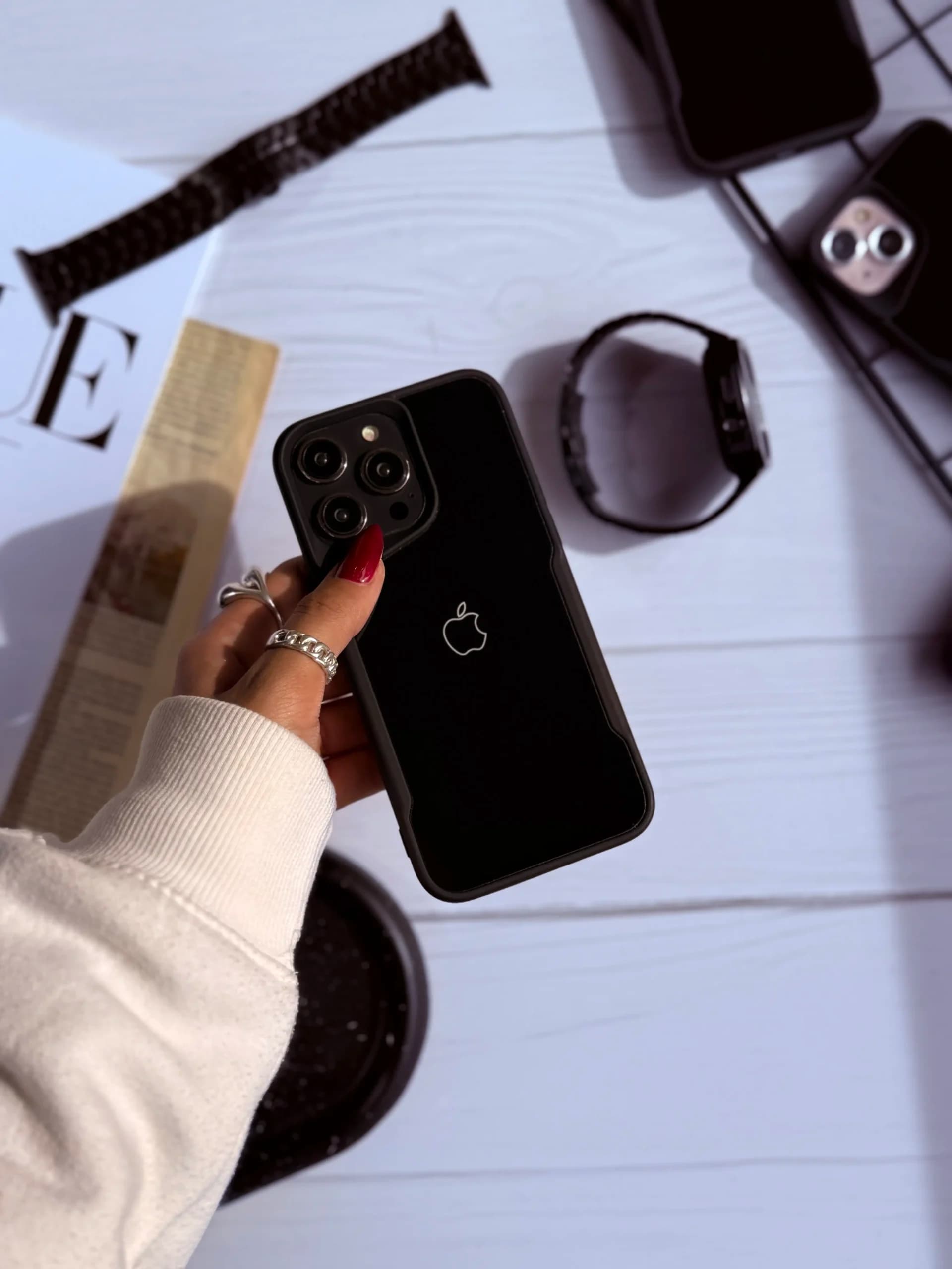 قاب Apple Glossy Black (کدC1874) — تصویر ۵