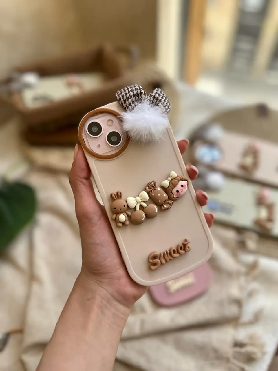قاب Sweet لنز رینگی آیفونی (کدC1224) — تصویر ۴