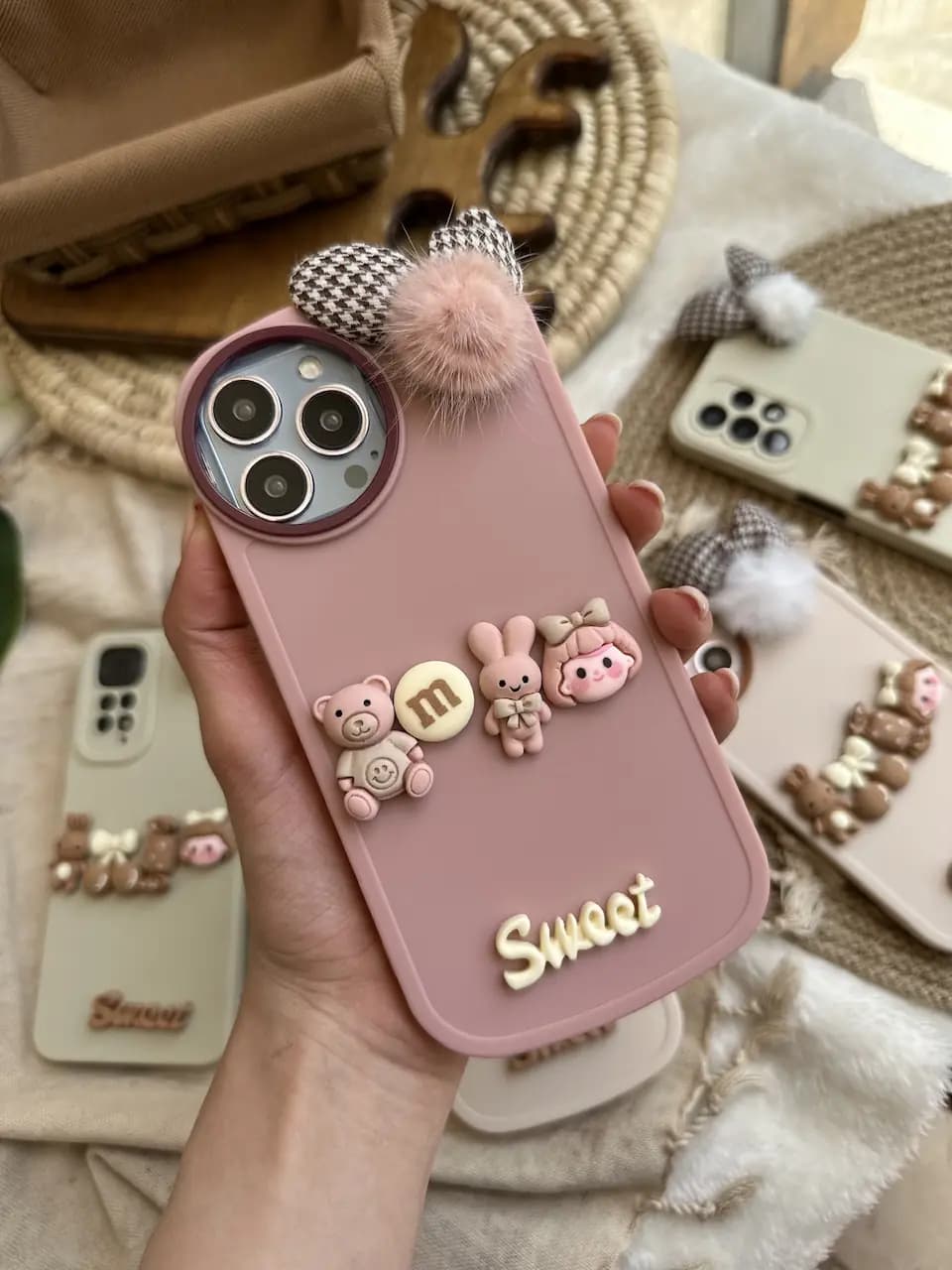 قاب Sweet لنز رینگی آیفونی (کدC1224) — تصویر ۲