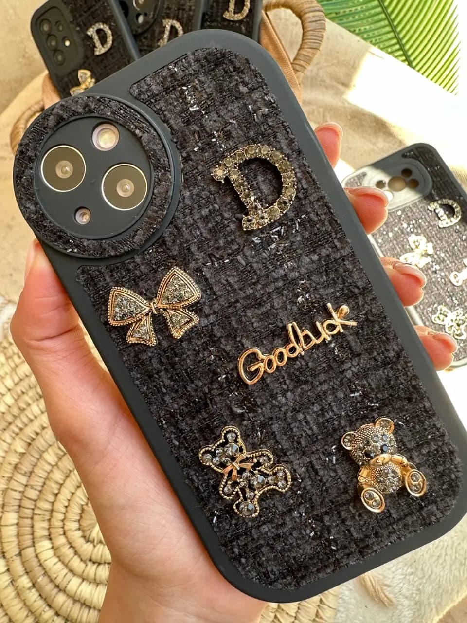 قاب GOOD LUCK پارچه ای آیفون / سامسونگ / شیائومی (کدC1217) — تصویر ۳