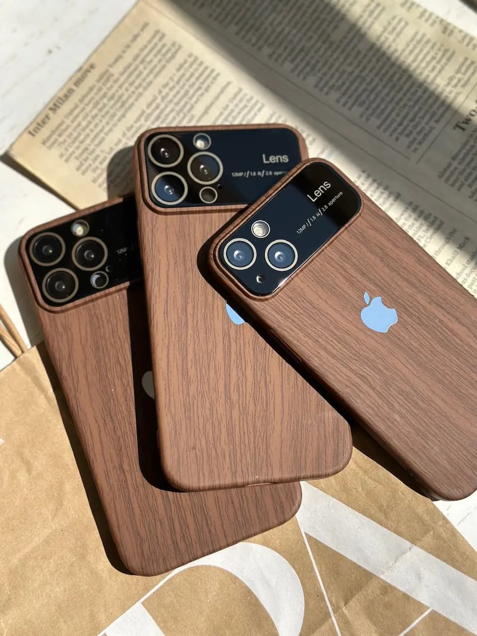 قاب Wood lens case — تصویر ۳