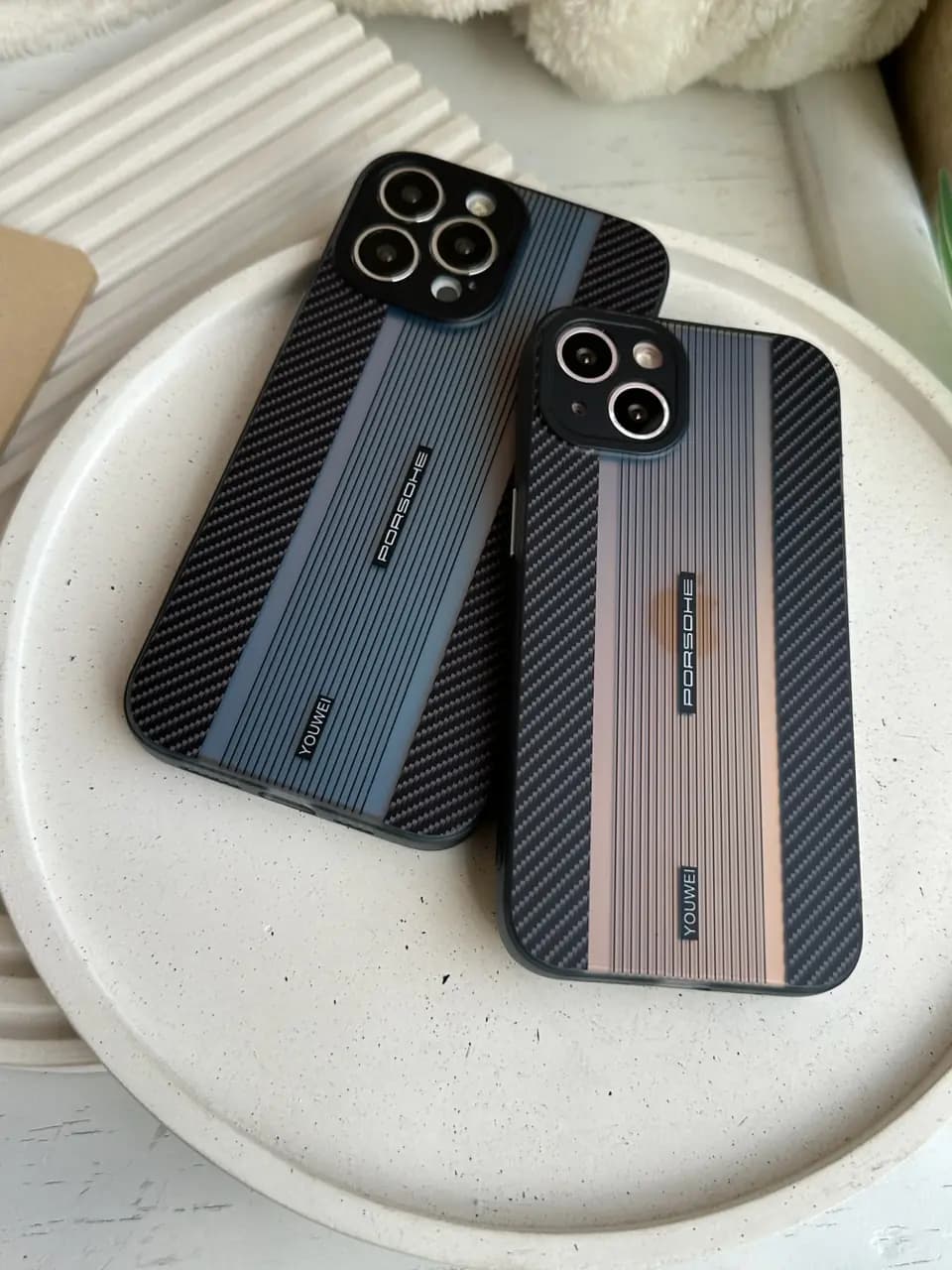 قاب Porsche design carbon edition مشکی (کدC1316) — تصویر ۴