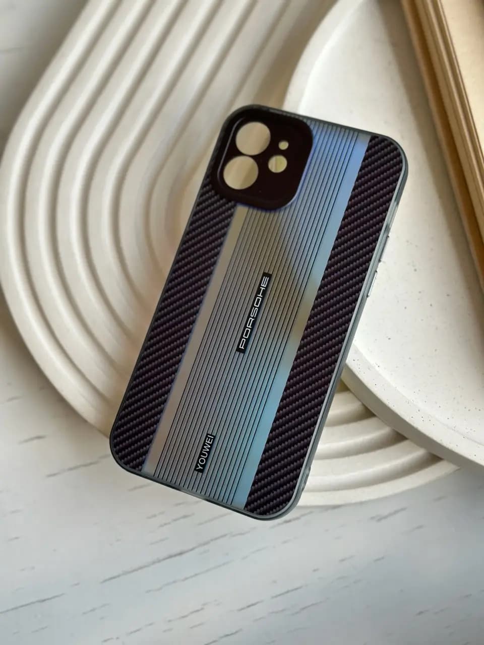 قاب Porsche design carbon edition مشکی (کدC1316) — تصویر ۵