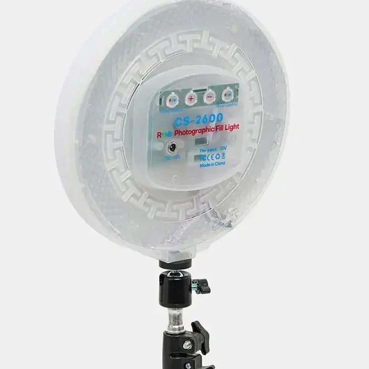 فیل لایت مدل Fill Light GS-2600 RGB به همراه سه پایه — تصویر ۵
