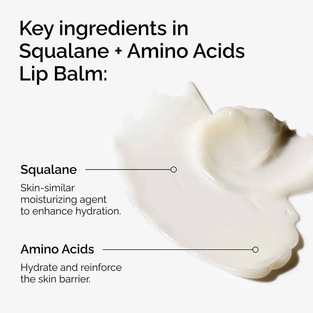 THE ORDINARY بالم لب اسکوآلن + آمینواسید 15 میلی‌لیتر | Squalane + Amino Acids — تصویر ۲