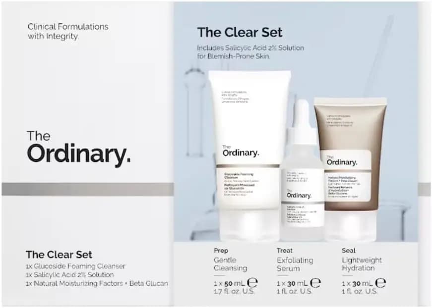شوینده فوم‌دار The Ordinary Clear Set | The Clear Set
