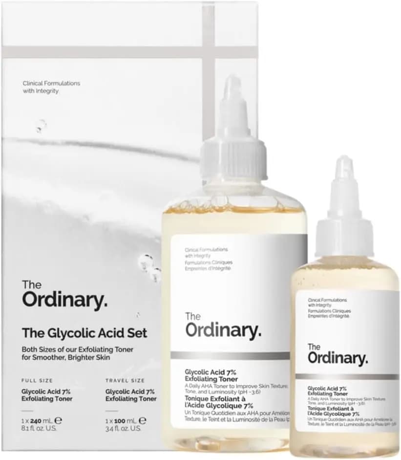اسید گلیکولیک The Ordinary | ست ۲ عددی The Ordinary Glycolic Acid Set