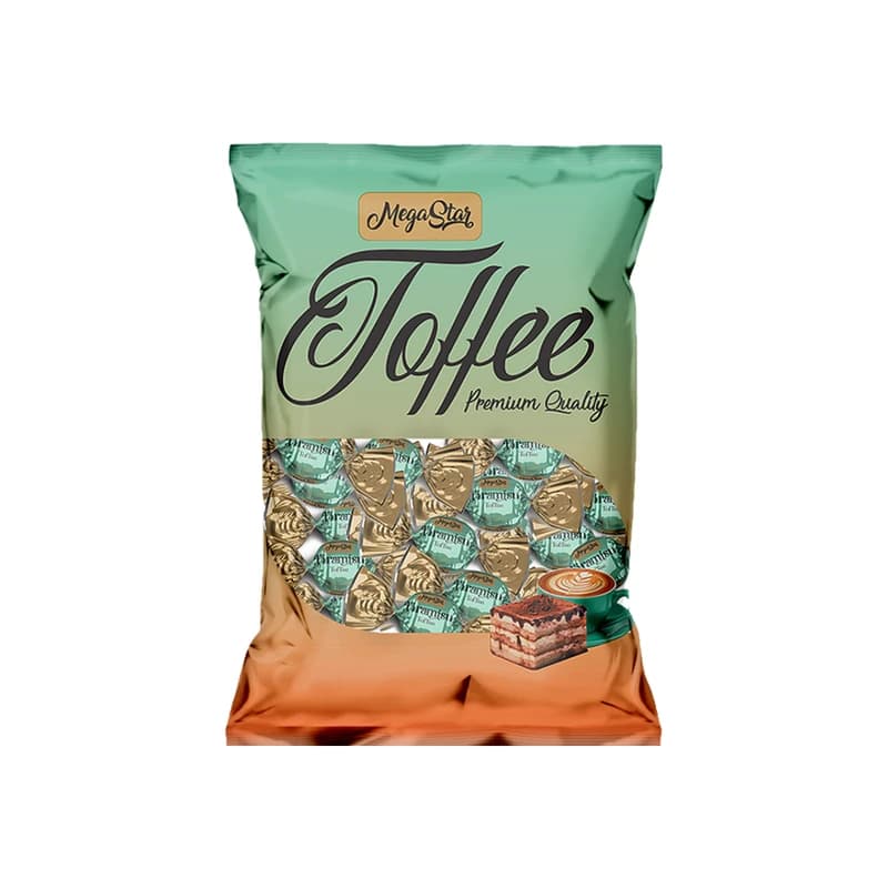 تافی مگااستار با طعم تیرامیسو – 1000 گرم