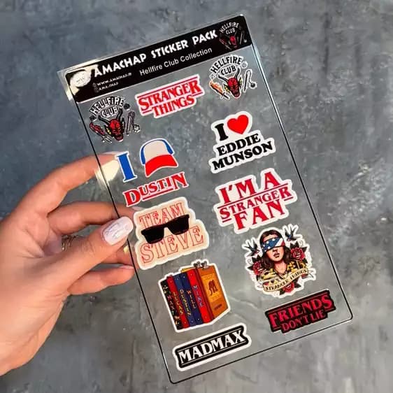 پک استیکر UVDtf هل فایر کلاب Hellfire Club کد FANS — تصویر ۲
