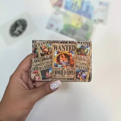 جاکارتی چرمی طرح انیمه وان پیس ONE PIECE WANTED
