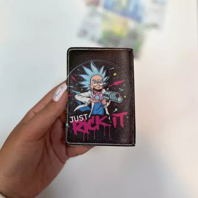 جاکارتی چرمی طرح ریک اند مورتی (مدل Just Rick It)