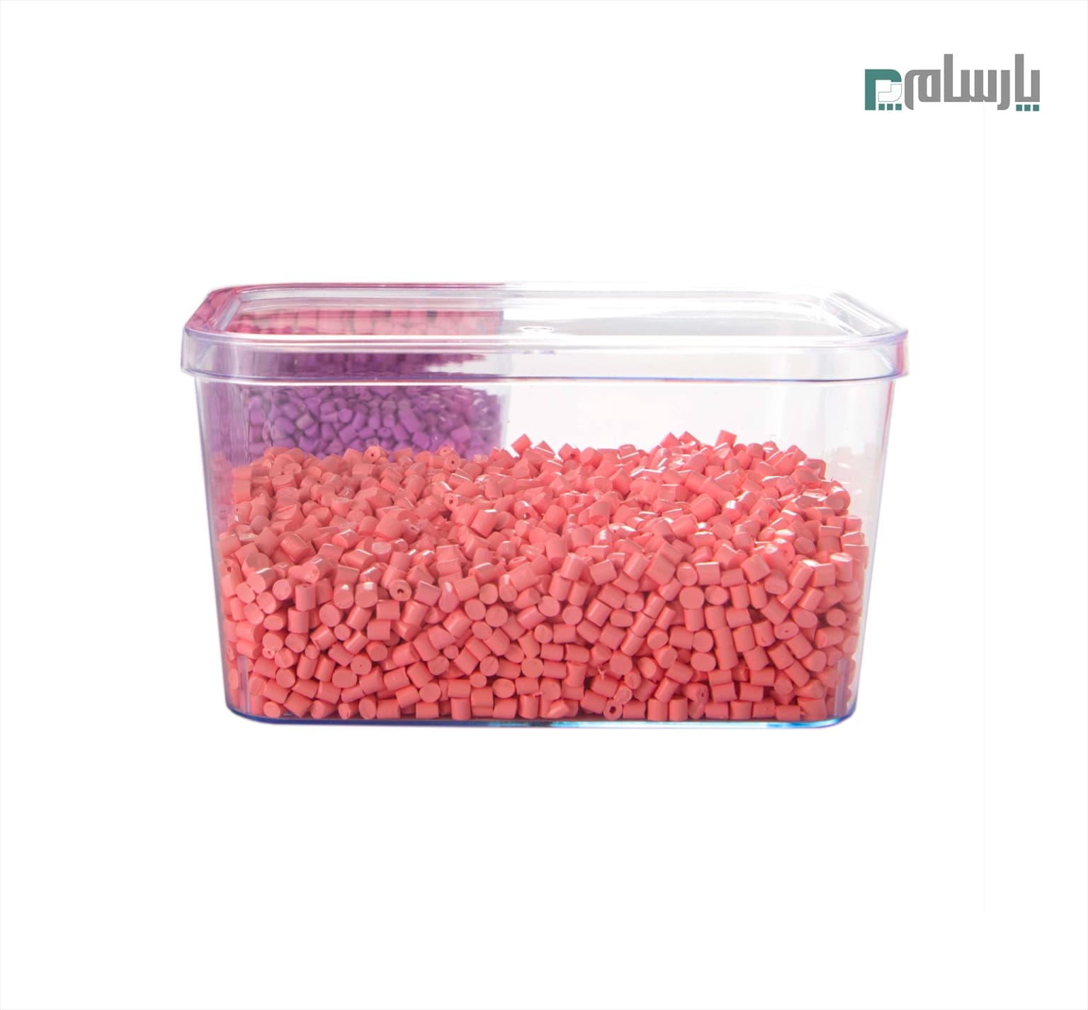 ظرف کریستالی دسری نهال 280 سی سی درب دار شفاف برنا