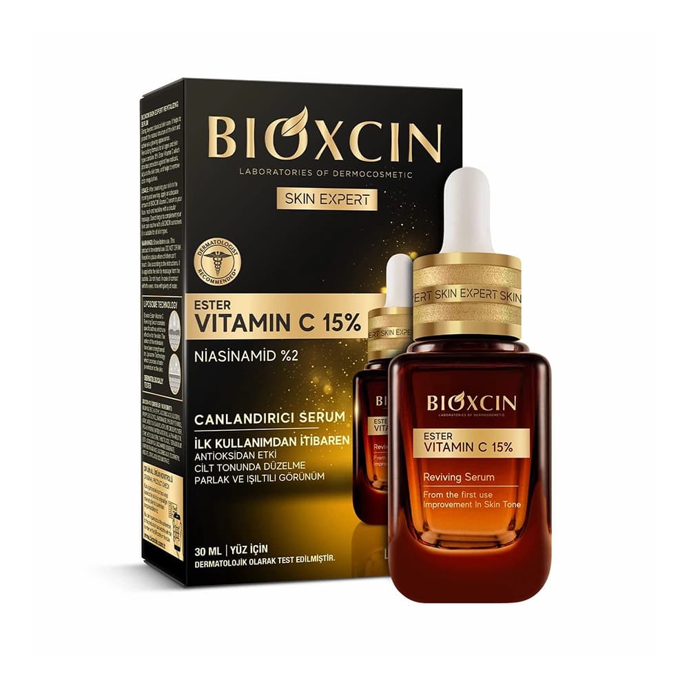 سرم روشن کننده پوست مدل VITAMIN C 15% بیوکسین — تصویر ۲