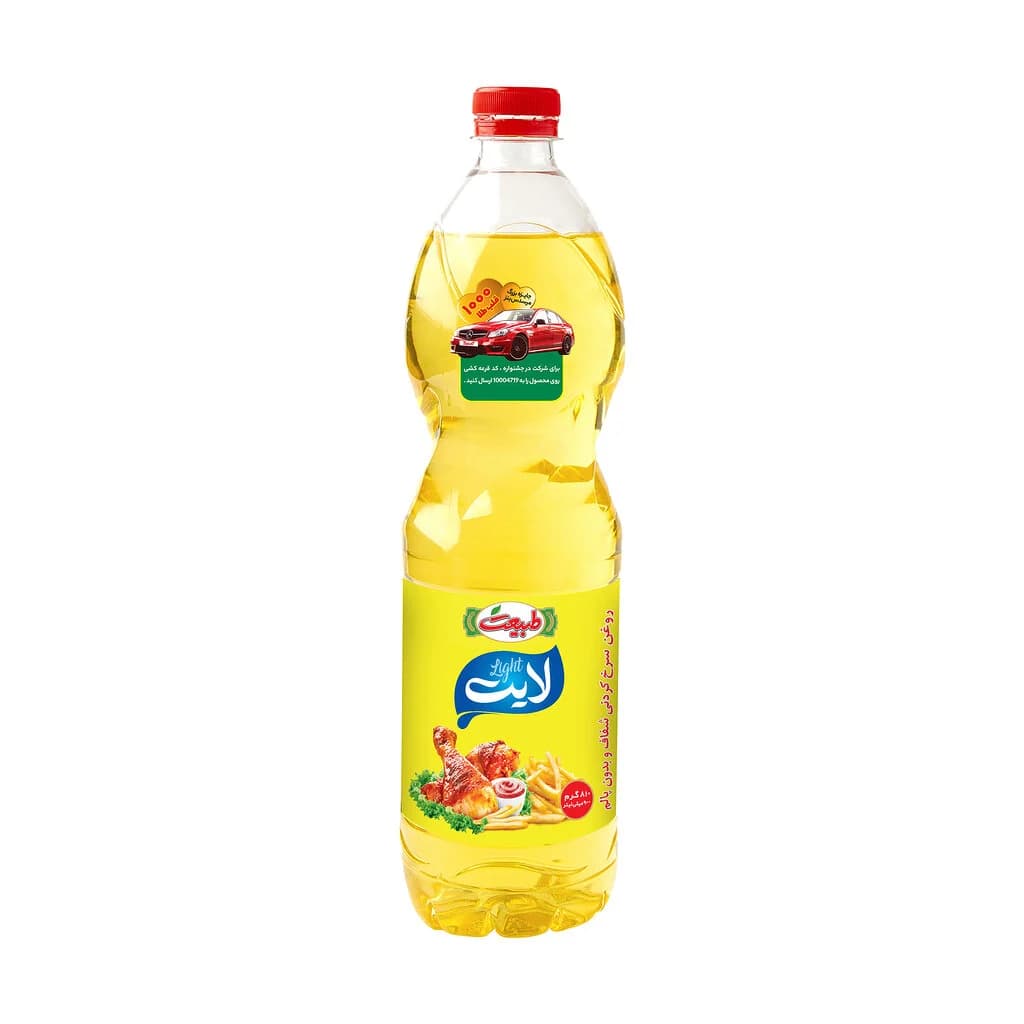 روغن سرخ کردنی لایت طبیعت - 900 میلی لیتر - احمد مارکت