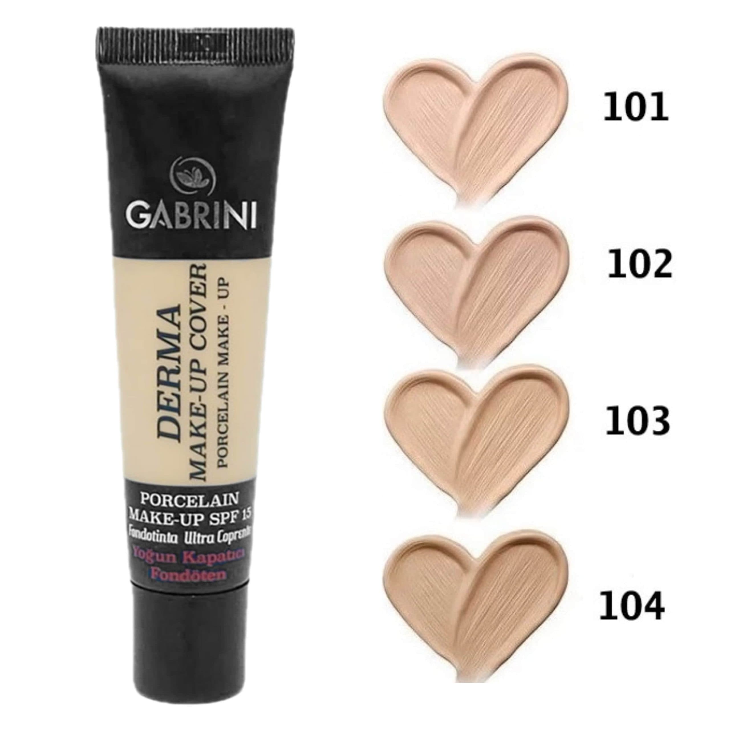 کرم پودر مات 24 ساعته درما گابرینیGABRINI (شماره 04) 40میل — تصویر ۲