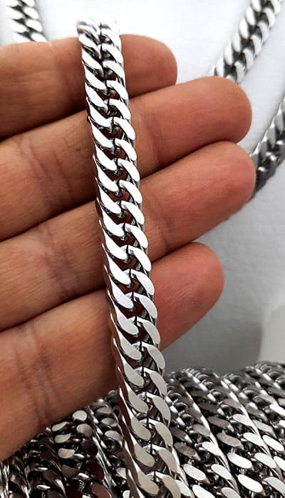 کارتیر استیل دوبل تراش نقره ای سایز 2.3 نیم متری — تصویر ۶