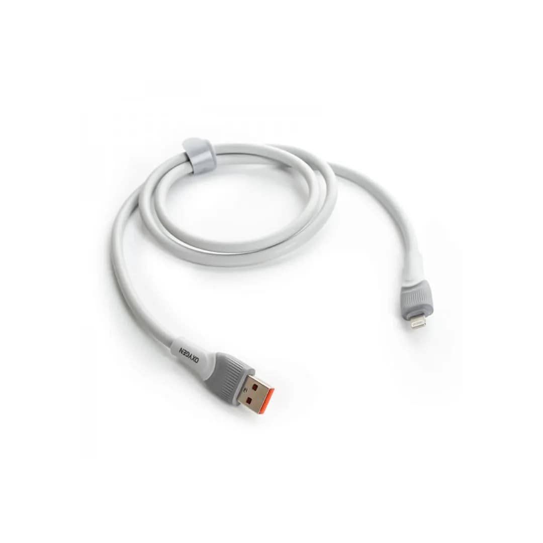 کابل دیتا و شارژ USB به لایتنینگ اکسیژن مدل LX-14 — تصویر ۲