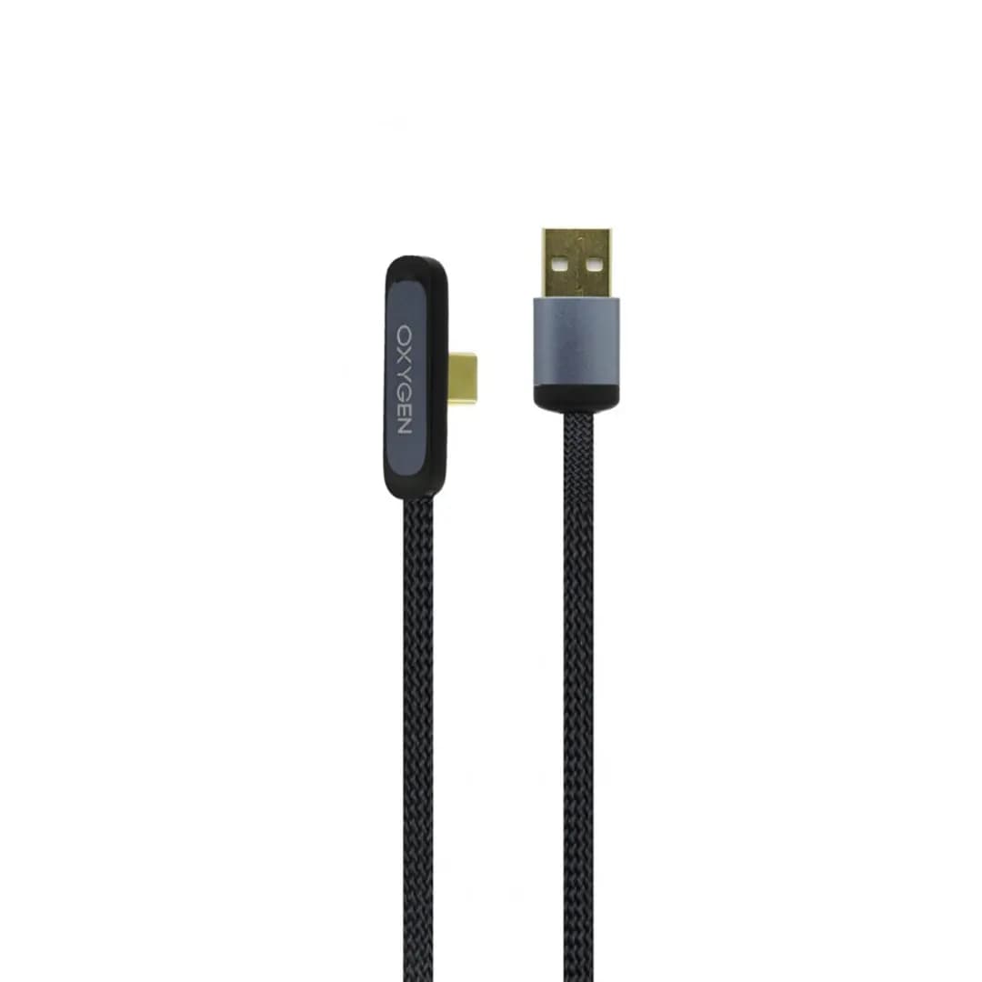 کابل دیتا و شارژ گیمینگ USB به Type-C اکسیژن مدل LX-16