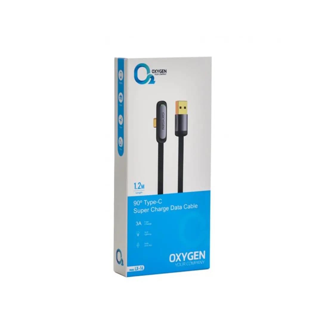 کابل دیتا و شارژ گیمینگ USB به Type-C اکسیژن مدل LX-16 — تصویر ۳