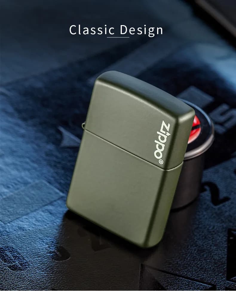 زیپو اصل سبز یشمی کد 221ZL — تصویر ۳