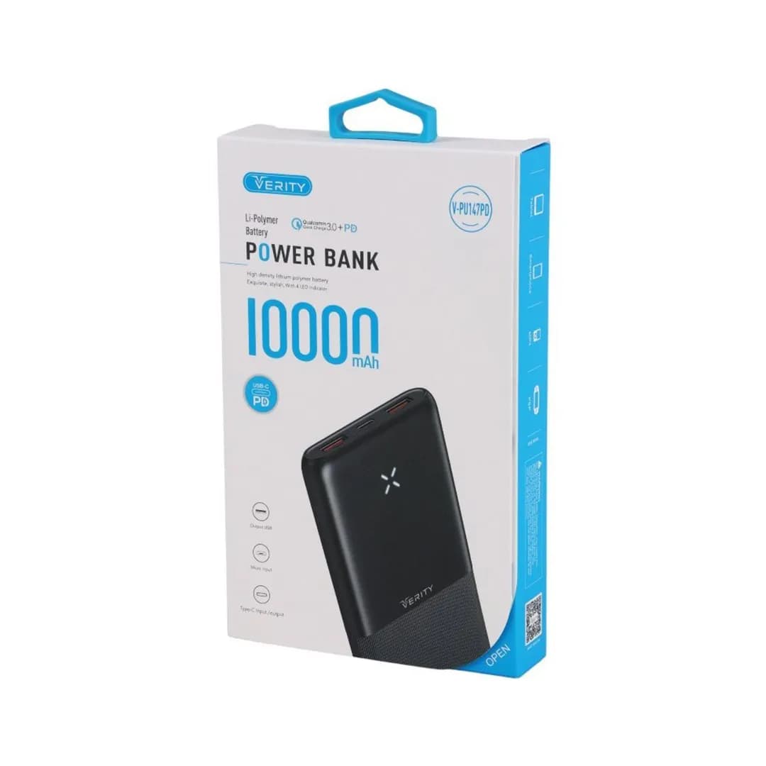 پاوربانک 10000 میلی آمپر وریتی مدل V-PU147PD — تصویر ۴