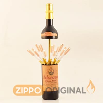 فندک و جای سیگار خاص طرح بطری اصل