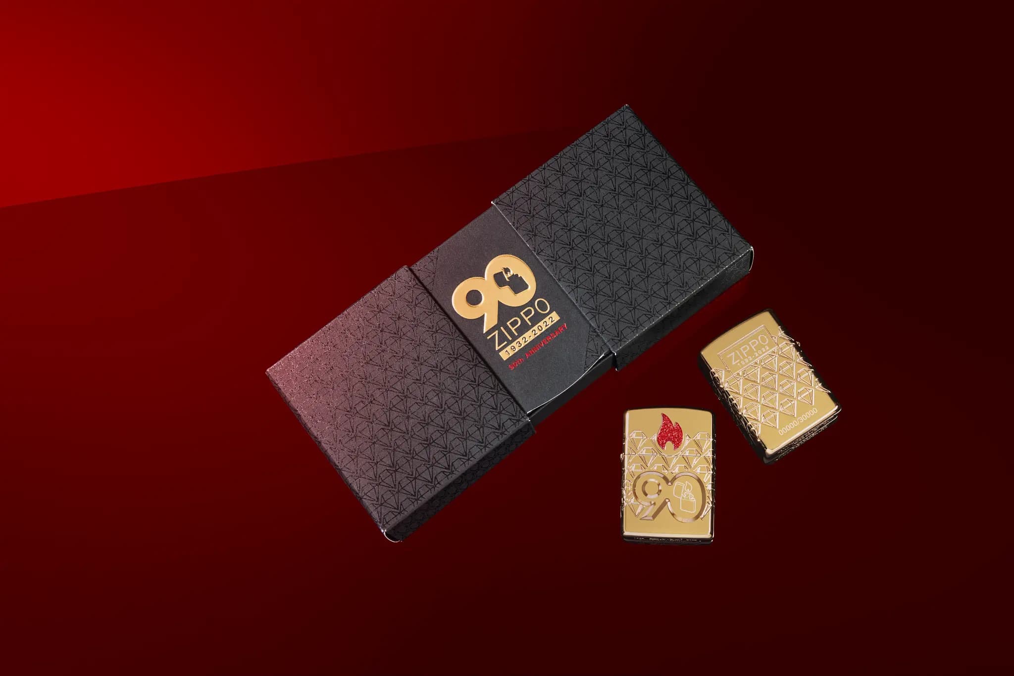 زیپو لیمیتد اصل طلایی کد 49866 (90 سالگی zippo) — تصویر ۶