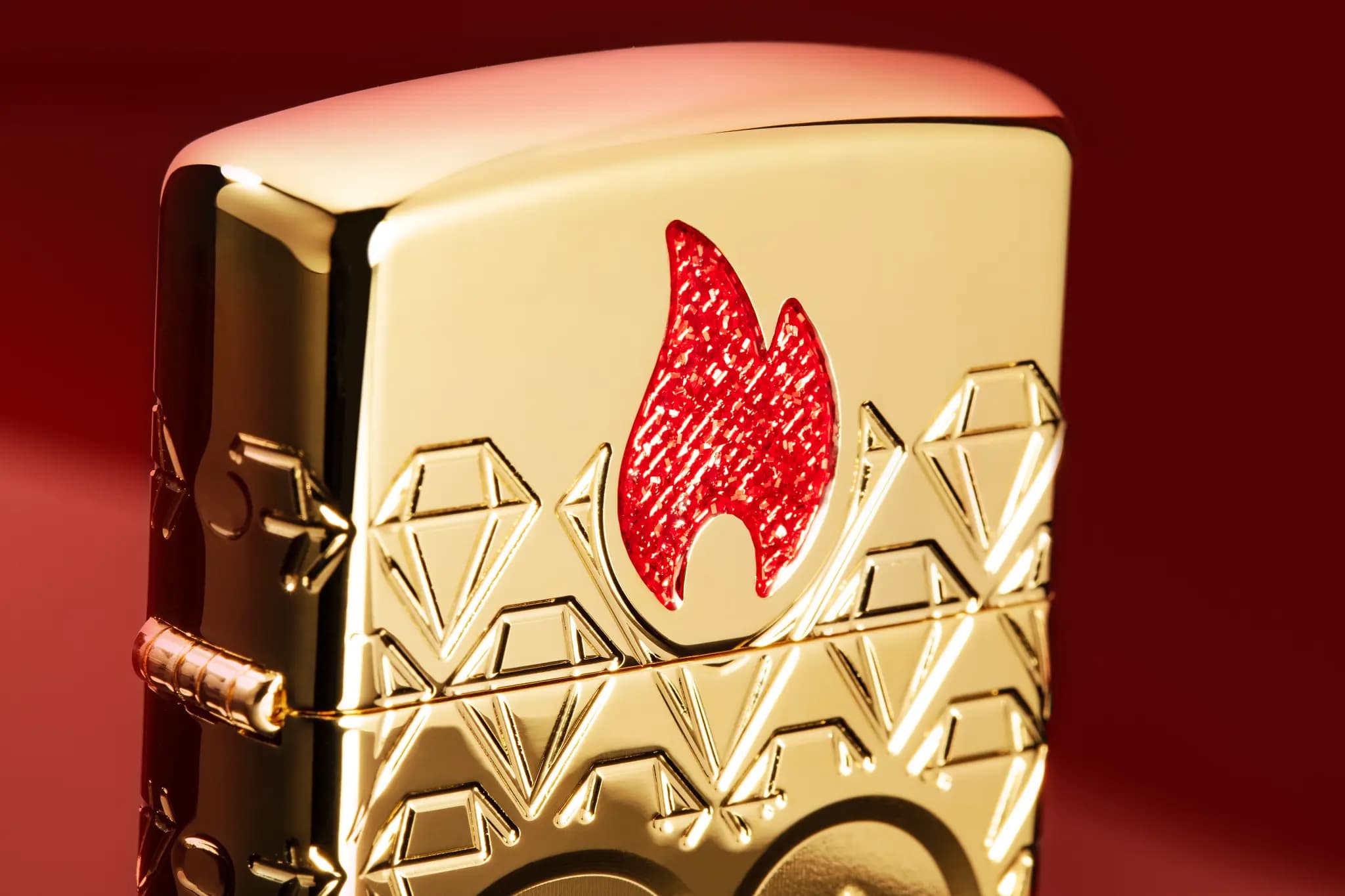 زیپو لیمیتد اصل طلایی کد 49866 (90 سالگی zippo) — تصویر ۷