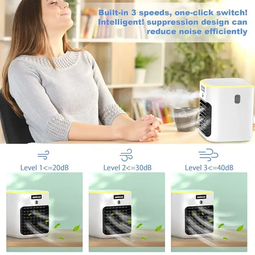 کولر آبی قابل حمل آمیکول YB88_ خنک همیشه همراه — تصویر ۳