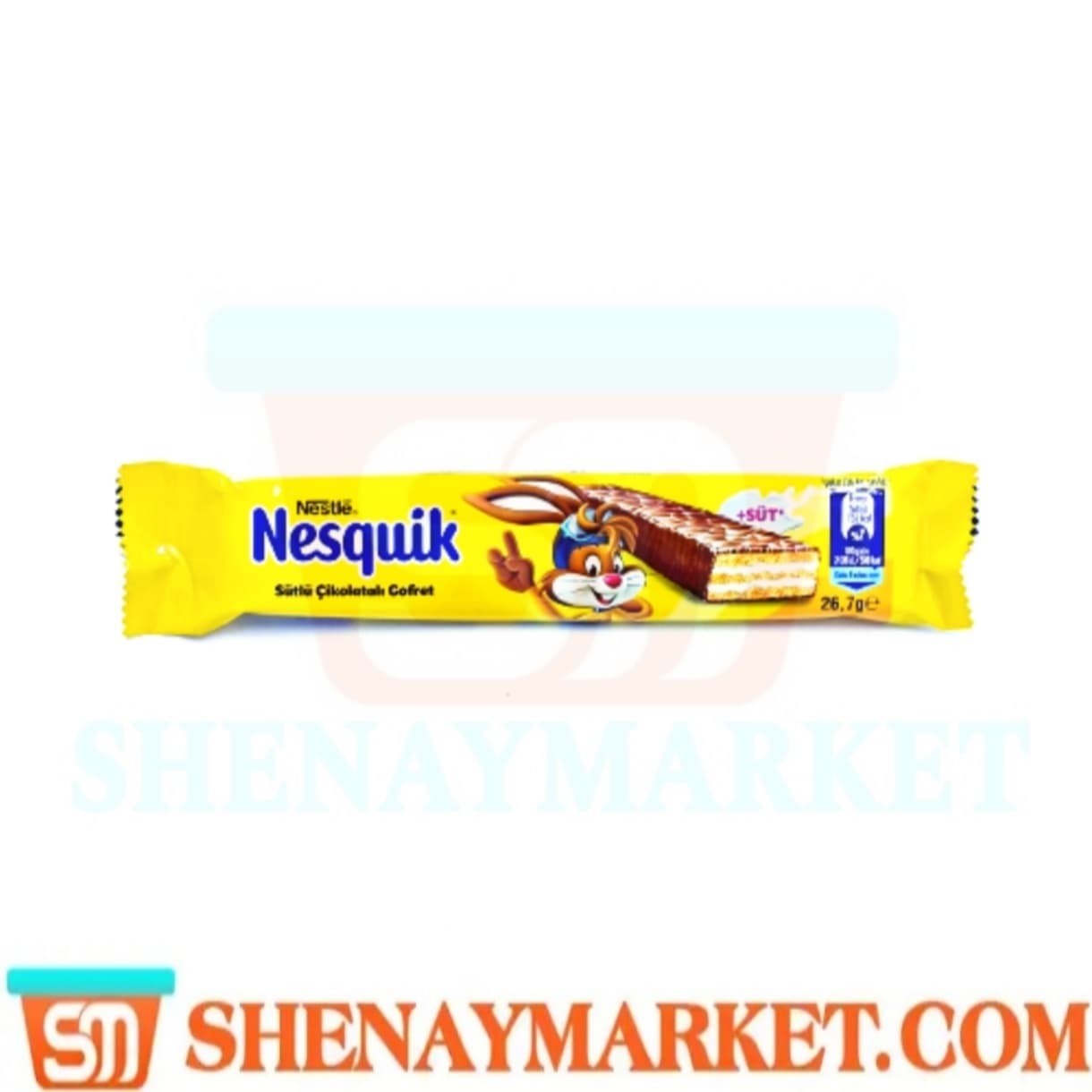 ویفر شکلاتی مغز کرم شیری نسکوئیک نستله بسته 30 تایی