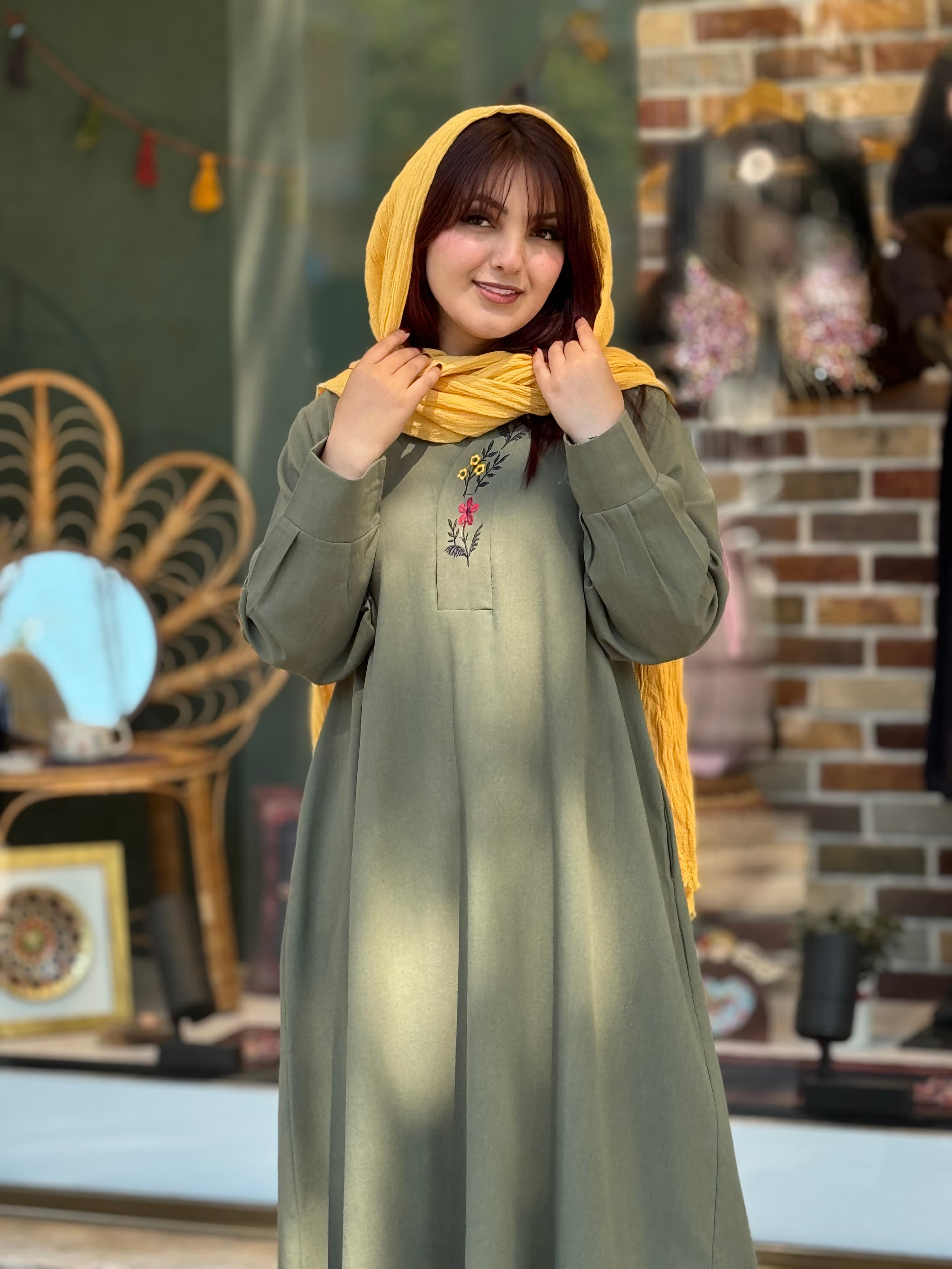 پیراهن پوپک یشمی — تصویر ۴