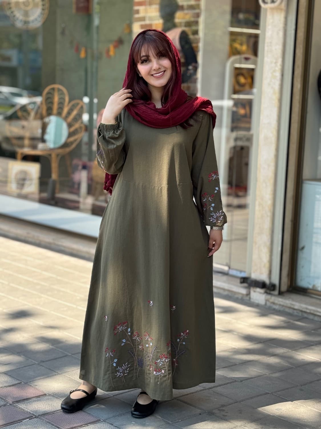 پیراهن کلارا یشمی