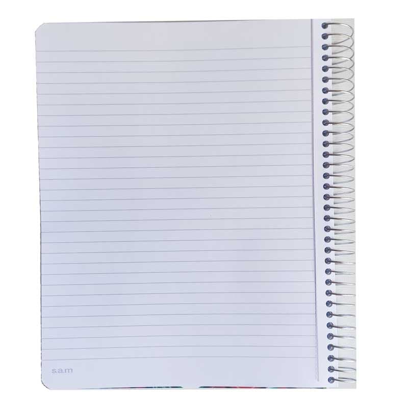 دفتر 200 برگ خطدار رحلی سم پرفراژ دار کد 02 — تصویر ۲