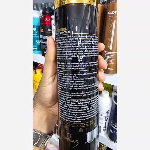 پروتئین بوتاکس امگا 3 رفع موخوره رفع خشکی مو با گاز و بوی کم بازسازی مو احیا 90 درصد تغذیه مو، جوانسازی مو حاوی پروتئین — تصویر ۷