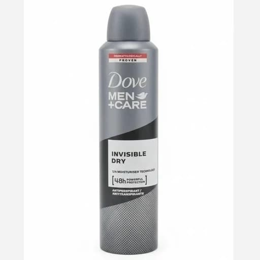 اسپری دئودورانت داو Dove مردانه ضد تعریق و ماندگاری 48 ساعته حجم 250 میل