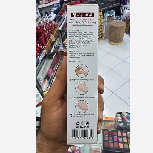 کرم دست شیر الاغ دکتر دیوی حاوی روغن آرگان قدرت جذب سریع و بالا روشن کننده پوست دست — تصویر ۸
