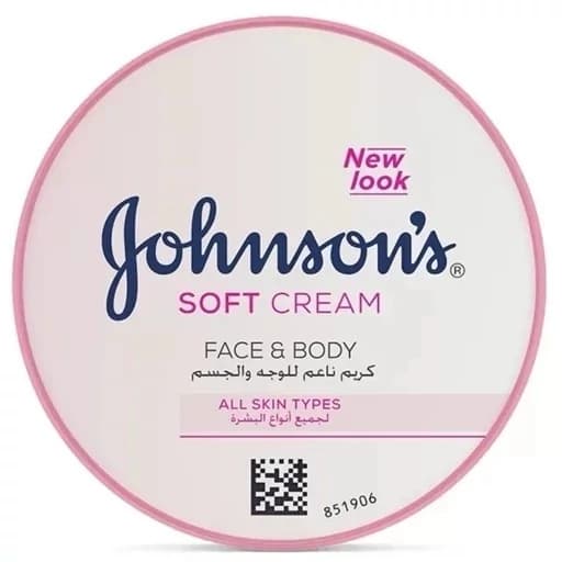 کرم مرطوب کننده صورت و بدن جانسون 200 میلی لیتر نرم کننده و آبرسانی و مرطوب کننده قوی پوست — تصویر ۲