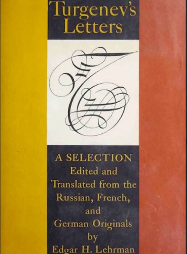 کتاب Letters: A Selection (نامه‌ها: یک انتخاب) نسخه انگلیسی PDF | ایوان تورگنیف