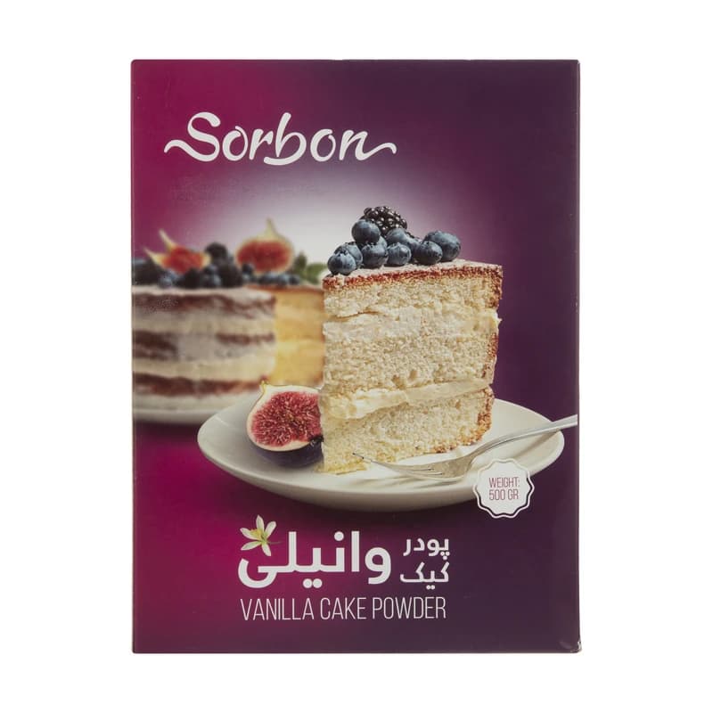 پودر کیک وانیلی سوربن – 500 گرم
