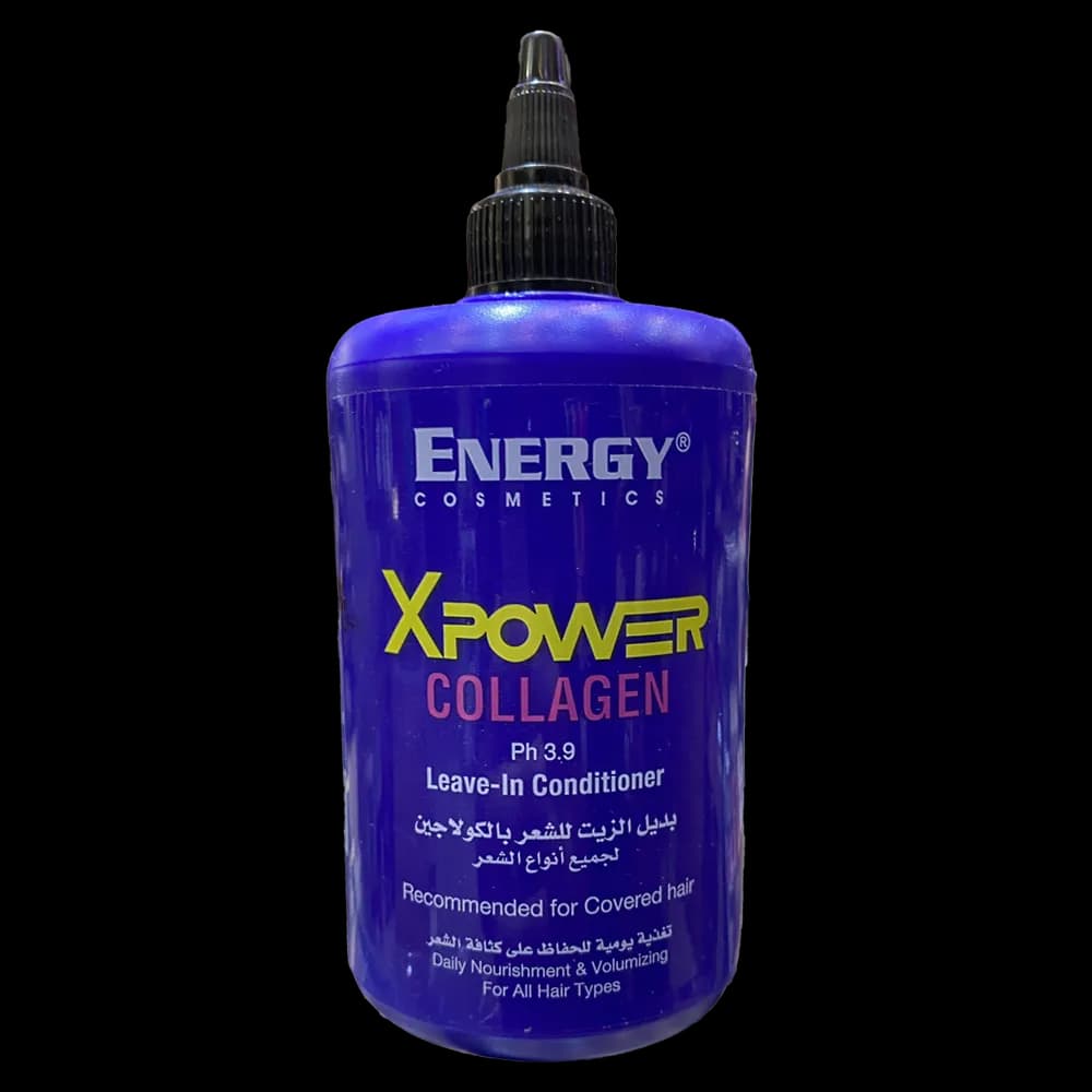ماسک مو بدون آبکشی انرژی Xpower Collagen حجم 300 میل | تقویت کننده و حجم دهنده مو ضعیف و آسیب دیده